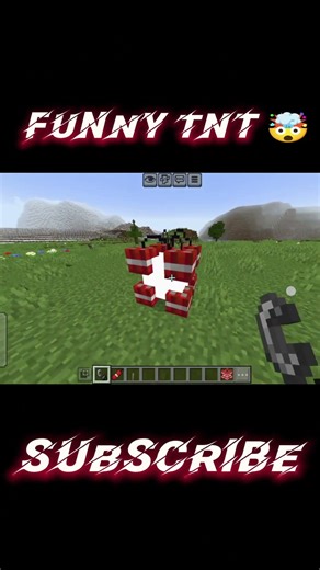 Crazy TNT blast in Minecraft 💥Everything gone in seconds 😱#Minecraft #TNT #Explosion #Shorts