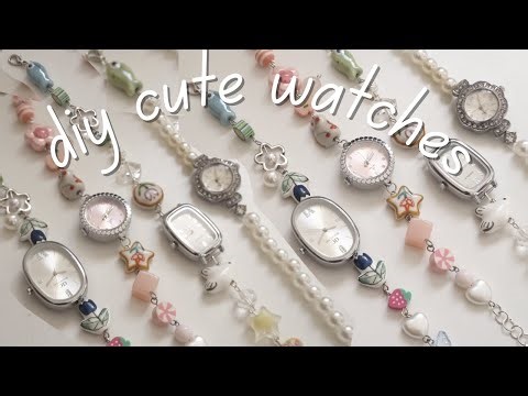 cute beaded watches 🌷How to make beaded watch bands ✨diy watch strap