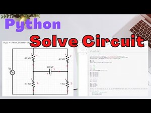 Solve the circuit problem By Python (both phase domain and time domain)