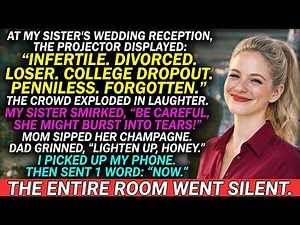 My Parents Called Me The Family Disgrace At My Sister's Wedding — Then One Text Changed Everything
