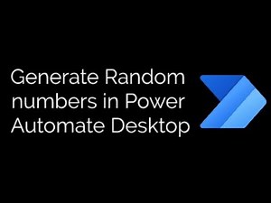 Generate Random Numbers in Power Automate Desktop || #power automate #microsoft