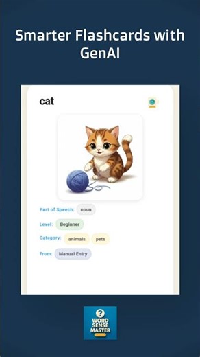 Word Sense Master: Active Listening and Instant Feedbacks from AI Tutor