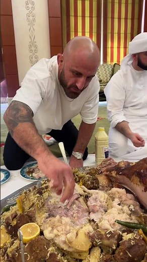 Roasted Camel served on Rice with spiced yoghurt. Thanks to the boys for taking care of us in Dubai