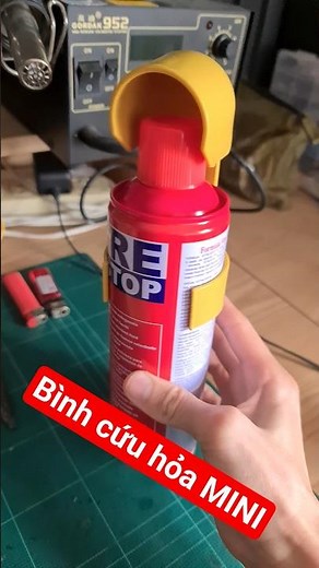 Bình cứu hỏa mini #review