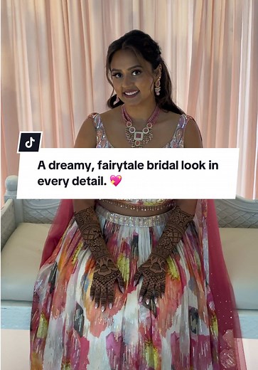 A fairytale bridal dream, crafted with love and fairytale bridal magic 🧚‍♀️✨ by Cinderella Bridez #makeupartist #fairytale #bridalmakeup #hairstylist #fypシ @Barbie Patel @Luxx Escapes
