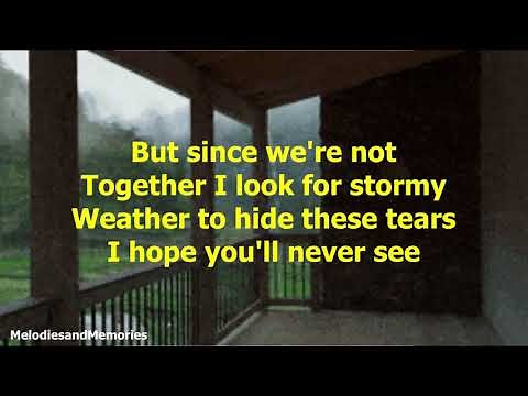 Crying In The Rain by The Everly Brothers - 1962 (with lyrics)