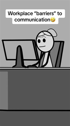 Workplace “barriers” to communication🤣🤣 #fyp #workplace #communicate #funny #company #usa #animation #animationmeme #relatable #viral