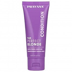 PRAVANA The Perfect Blonde Purple Toning Conditioner | Neutralizes Brassy, Yellow Tones | For Color Treated Hair | Chromasilk Enhances Shine & Protection | Vegan, Cruelty-Free | Paraben & Sulfate Free
