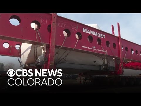 1 million pound turbine to be moved through Northern Colorado, traffic disruptions projected