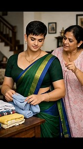 Dress Folding Lessons by Mom ✨ #maletofemaletransformation #maletofemalemakeup #crossdressing #crossdress #makeuptransformation | M2F Makeover