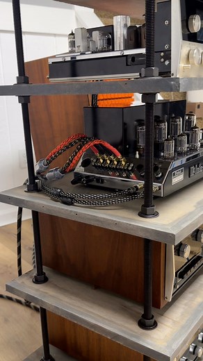 Connecting The McIntosh MC-110 and the MC225 This system is so pretty #hifiaudio #vintage #collection #tubeamp | Tylerp553