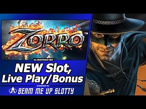 Zorro Slot with Mighty Cash - First Attempt, Live Play, Re-Spin Feature and Free Spins