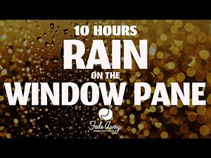 Rain on the Window Pane | 10 Hours of Relaxing Rain Sounds for Sleep & Focus 🌧️