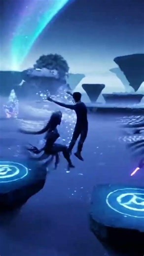 Stepping Into the Neon Shadow Realm – Portal Dance Transition #shorts #horrorshorts