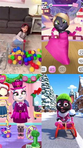 My Talking Angela – Funny Moments #mytalkingangela #shorts #funny