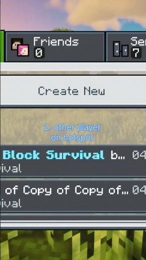 Minecraft: how to play multiplayer in craftsman 4 #short