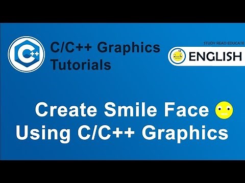 Create Smile Face 😊 Using C/C++ Graphics | Graphics in C/C++