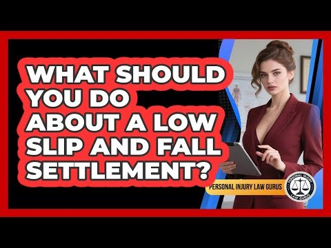 What Should You Do About A Low Slip And Fall Settlement? - Personal Injury Law Gurus
