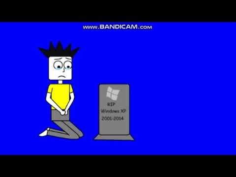 Microsoft Sam Crying out of Windows XP End of Support (Animation)