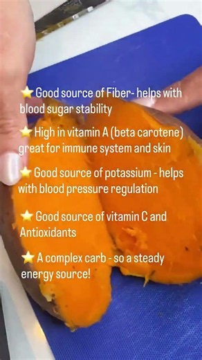 Don’t sleep on sweet potatoes. 🍠