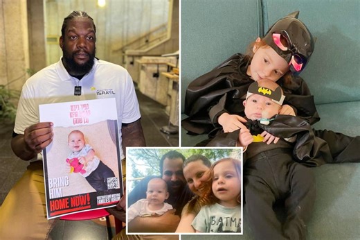 Ex-Knick Eddy Curry fights to free 1-year-old Israeli boy Kfir Bibas from Hamas captivity