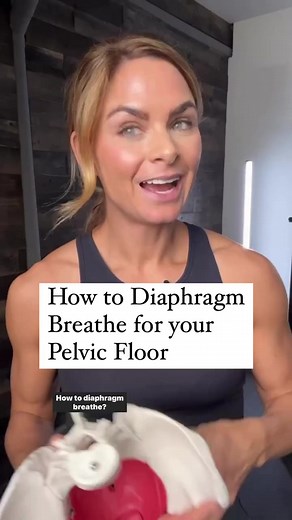All of the exercises and adjustments aren’t worth a thing without understanding the most basic foundation of how to breathe and how it connects to the pelvic floor. It’s something I talk about often, “360 breathing” but realized it’s been awhile since I’ve made an updated version on what that means. 360 refers to the way the diaphragm expands in all directions (aka 360 degrees) like an umbrella. As the diaphragm descends and flattens to bring air in, that umbrella expands in ALL directions to fi