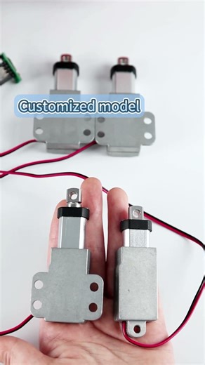This "hidden design" electric linear actuator gets installation PERFECT 🤙#micro #actuator #custom