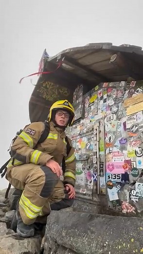 It's #TestItTuesday and here's our Firefighter Matt Peverall testing a smoke alarm on the emergency shelter at Ben Nevis in Scotland during his recent National Three Peaks Challenge. He's dubbed it the 'highest smoke alarm in the UK' 🏔 Remember, if you need your smoke alarms installing or replacing, give our Community Safety Team a call to book in a visit on 0345 223 4221 📱📞 | County Durham & Darlington Fire & Rescue Service
