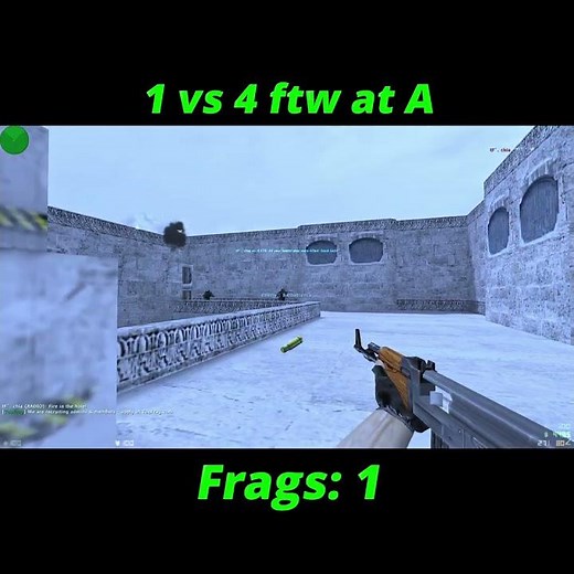 1v4 ftw at A #1vs4 #1vs4clutch #headshot #beast #proplayer #wow #gg #nostalgia #counterstrike #cs16