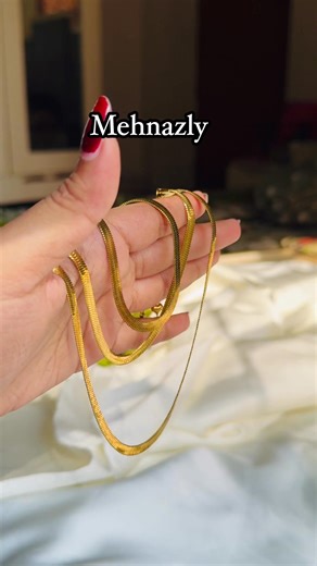 Snakebone chain Neckpiece bracelet and bracelet. Price range (200-250) only | Mehnazly
