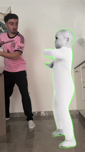 Creepy mf baby #baby #dance #aibaby