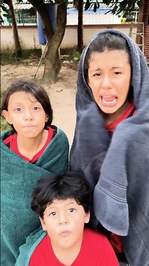 พ่อเตือน!! ลูกอย่าอาบน้ำหน้าหนาว #funny #comedy #drama #shorts #minmayang