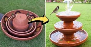 DIY Clay Saucer Fountain Tutorial
