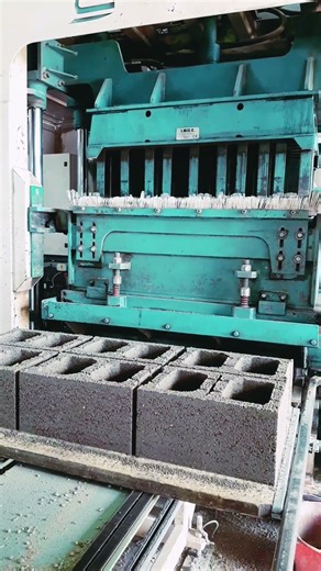 Fully Automatic Block Line No Manual Work! #smartblockline #concreteblocks #manufacturing