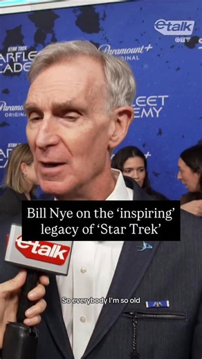 “To boldly go where no one has gone before…” 🌟 When chatted with Bill Nye on the red carpet at the premiere of ‘Star Trek: Starfleet Academy,’ he explained why he’s been a fan of the show since the start. ‘Star Trek: Starfleet Academy’ premieres January 15th on Paramount 👀 #BillNye #StarTrek #StarTrekStarfleetAcademy #RedCarpet #BillNyeTheScienceGuy #StarfleetAcademy | etalk