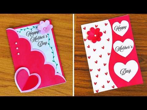 Beautiful Handmade Mother’s Day Card 💖 Easy DIY Gift Idea