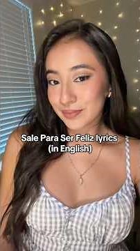 Sale Para Ser Feliz- Ivan Cornejo lyrics (in English) #ivancornejo #lyrics #translation #jimena