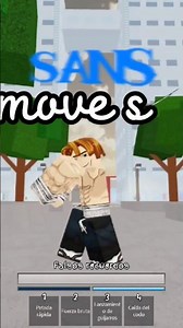 move set sans jjs!! #sans #jujutsushenanigans #roblox