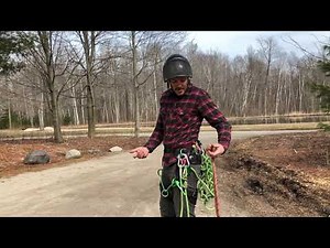 Back clipping a carabiner