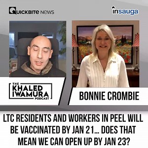 5.6K views · 25 reactions | LTC residents and workers in Peel will be vaccinated by Jan 21…does that mean we can open up by Jan 23? | insauga | Facebook