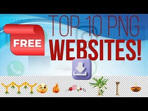 10 Websites to Download Free PNG Images | Graphic Designers Must Know!