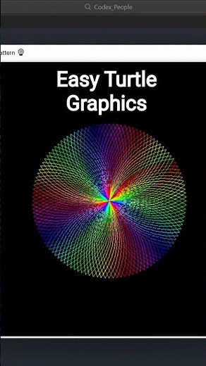 Sunflower Pattern in Python Turtle – Big Colorful Bloom Animation #python #shorts #turtlegraphics