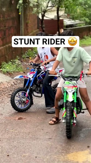 mini stunt bike le jaoo 🤩 #shorts #dirtbike #minidirtbike #stuntbike