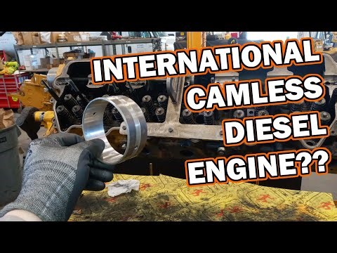 What Happened to the CAM-LESS Diesel Engine International was developing 20 years ago?
