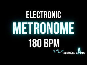 Metronome 180 BPM - Electronic beep