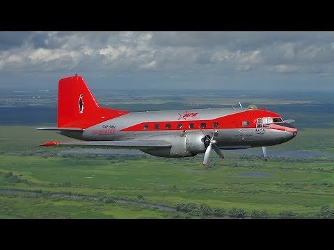 Mission ILYUSHIN IL-14 (1957 made - Air to Air and from Cockpit)