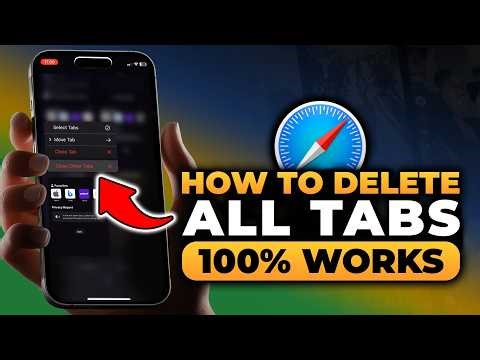 How To Delete All Tabs On Safari iPhone (FAST & EASY) | Delete All Tabs in Safari iPhone