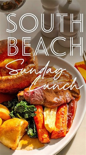 Rubyontheroadxx on Instagram: "The Nici South Beach Bar & Restaurant “Sunday Lunch at South Beach” 2 Courses | £30 On Sunday I was kindly invited to The NICI, Bournemouth to enjoy Sunday Lunch at South Beach Live Music - Luke Selby Pianist 🎙️ 🎶 🎹 🖤 Window table Reserved for that someone special... RubyontheRoadxx Who would you invite for this Sunday Roast Experience? 👇🏼 🦩 Starters Duck Parfait Caramelised pineapple, focaccia Prawn & Crayfish Cocktail Marie Rose sauce, pink grapefruit, avo