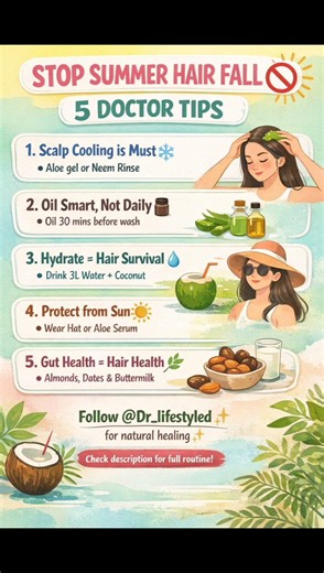5 Hair Care Tips Every Girl Needs This Summer 🌸 #shorts #viral