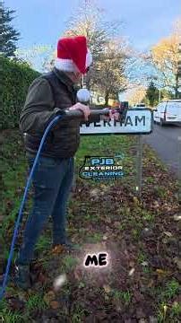FREE Community Sign Clean in Taverham, Norwich! 🌍✨ (Satisfying Deep Clean)#free #cleaningasmr #fyp